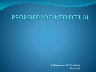 propriedade intelectual