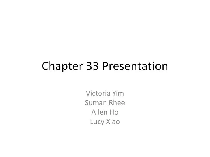 chapter 33 presentation