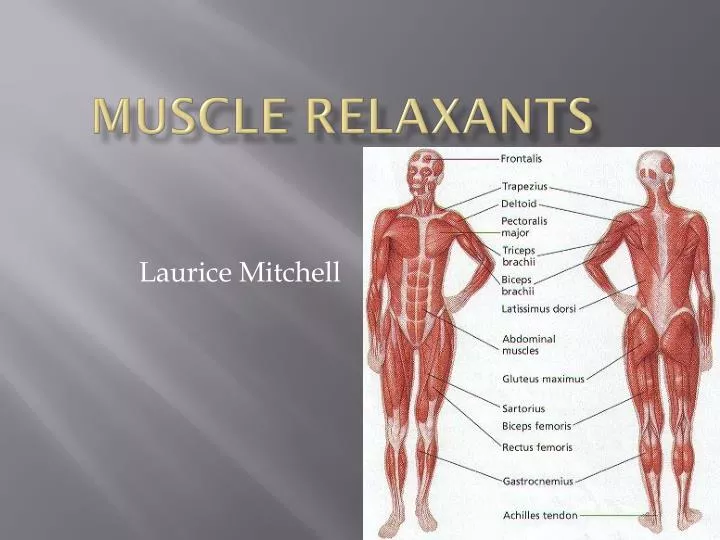muscle relaxants