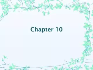 Chapter 10