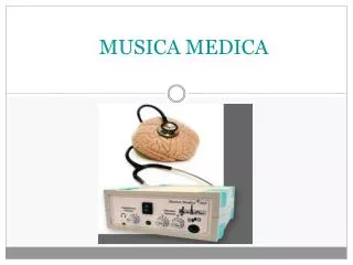 MUSICA MEDICA