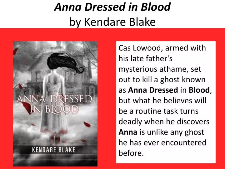 anna dressed in blood by kendare blake