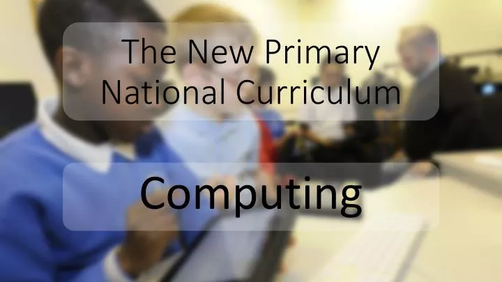 the new primary national curriculum