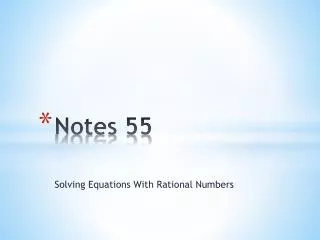 notes 55