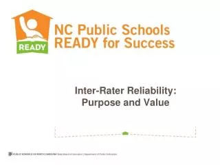 Inter-Rater Reliability: Purpose and Value