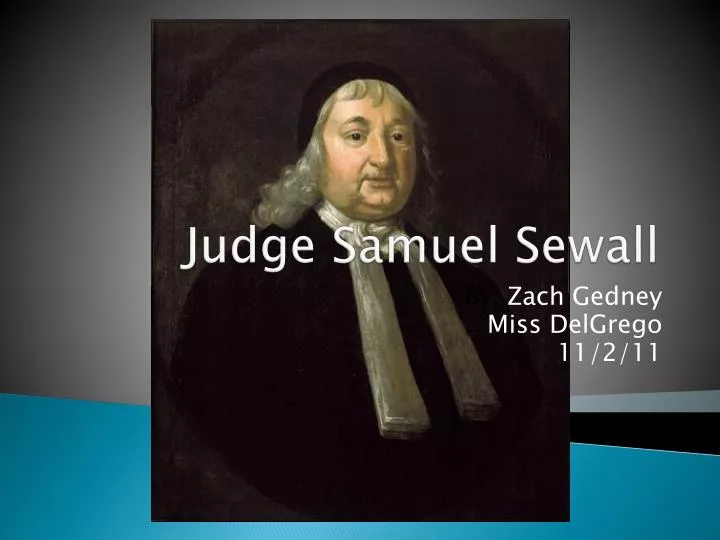 judge samuel sewall