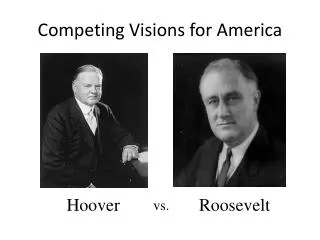 Competing Visions for America