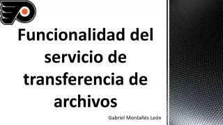 funcionalidad del servicio de transferencia de archivos