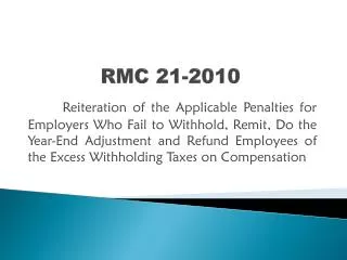 RMC 21-2010