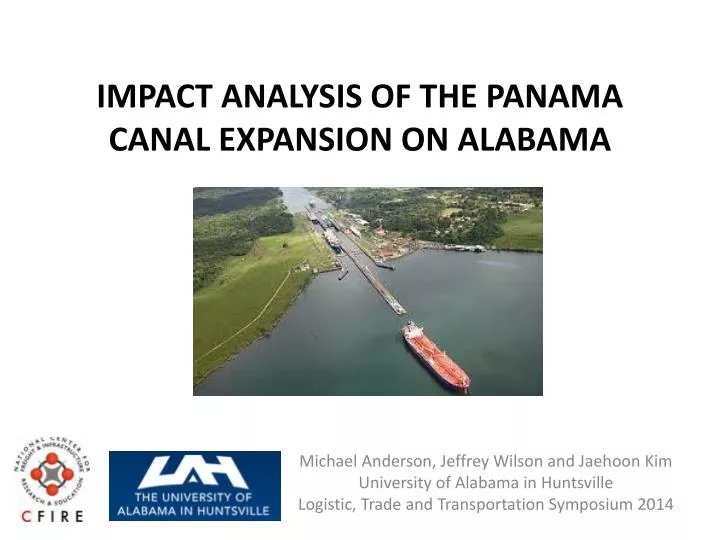 impact analysis of the panama canal expansion on alabama