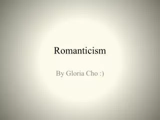 Romanticism