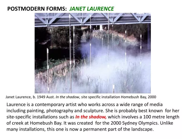 postmodern forms janet laurence