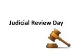 Judicial Review Day