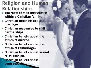 Religion and Human Relationships