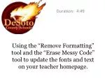 Font and Text Update Tools Tutorial - slide 1