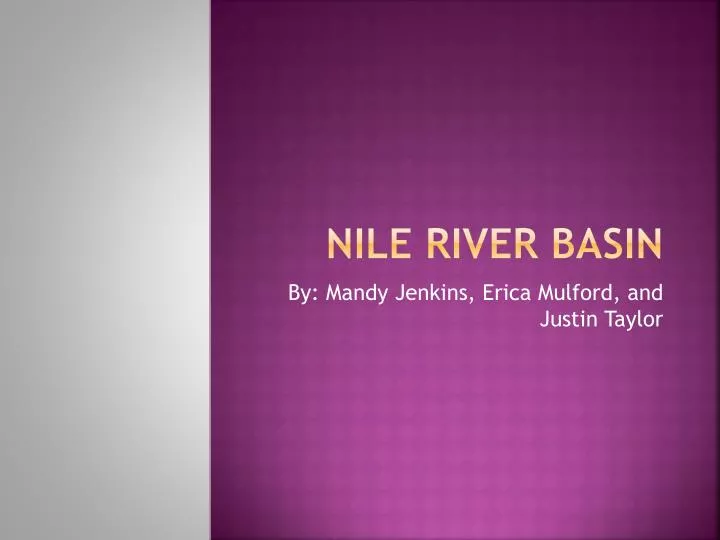 nile river basin