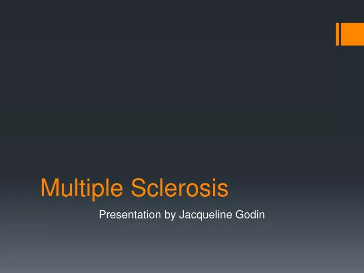 multiple sclerosis