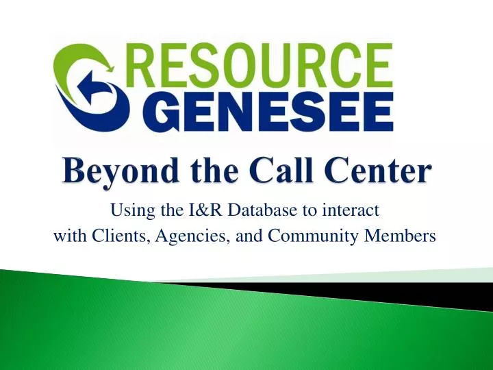 beyond the call center