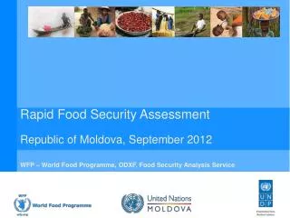Rapid Food Security Assessment Republic of Moldova, September 2012