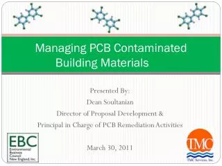 Managing PCB Contaminated Building Materials
