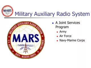 Military Auxiliary Radio System