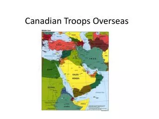 Canadian Troops Overseas