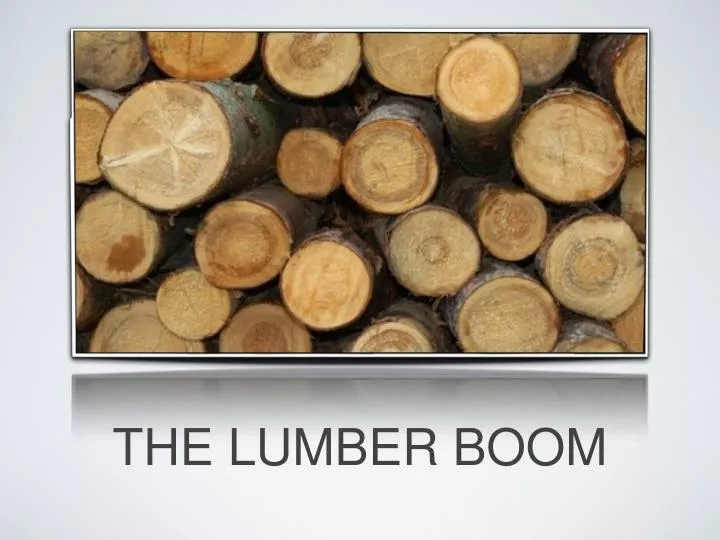 the lumber boom