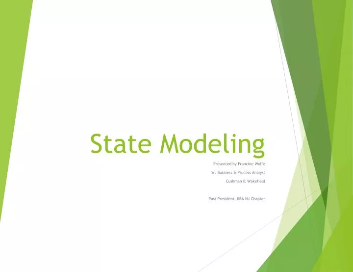 state modeling