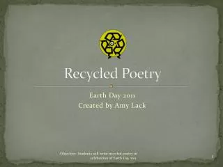 Recycled Poetry