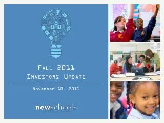 Fall 2011 Investors Update