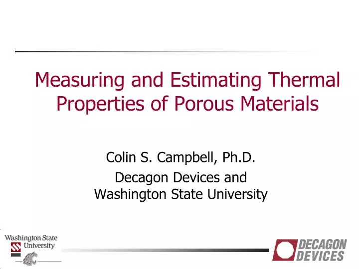 colin s campbell ph d decagon devices and washington state university