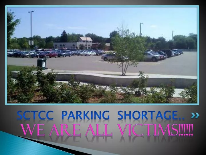 sctcc parking shortage