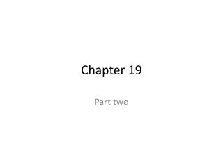 Chapter 19