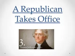 A Republican Takes Office