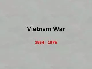 Vietnam War