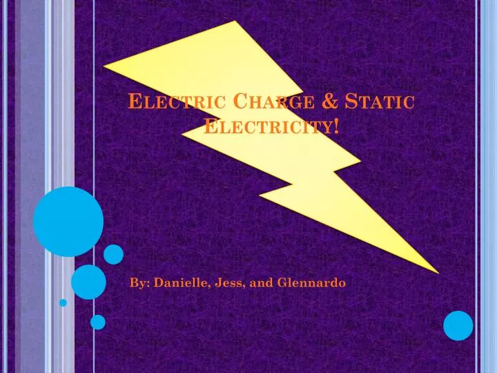 electric charge static electricity