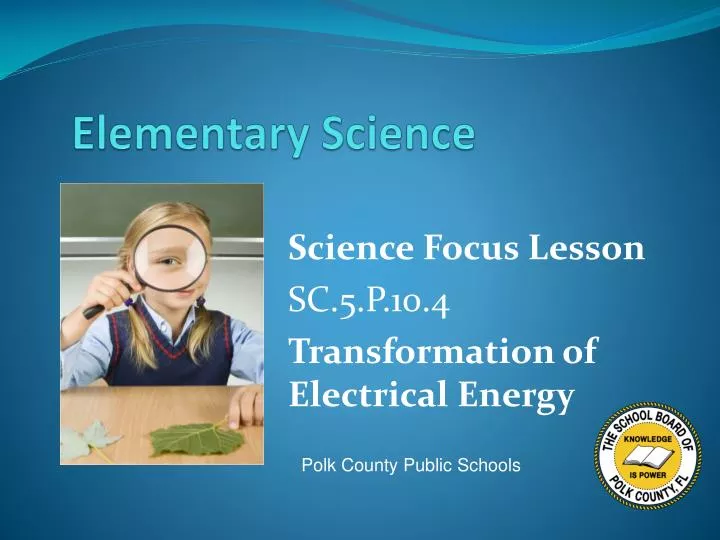 elementary science