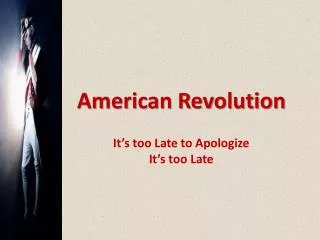 american revolution