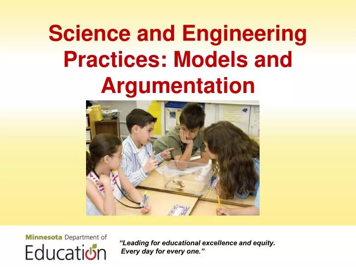 science and engineering practices models and argumentation