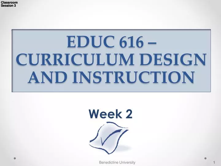 educ 616 curriculum design and instruction