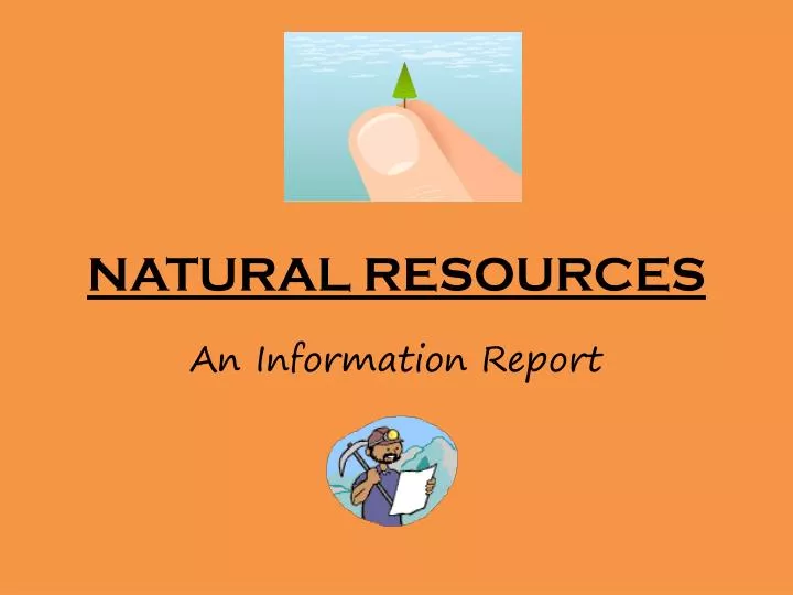 natural resources