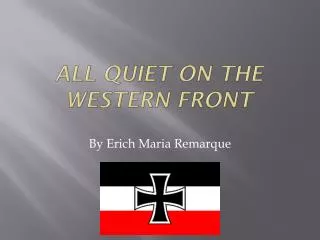 All Quiet on the western front