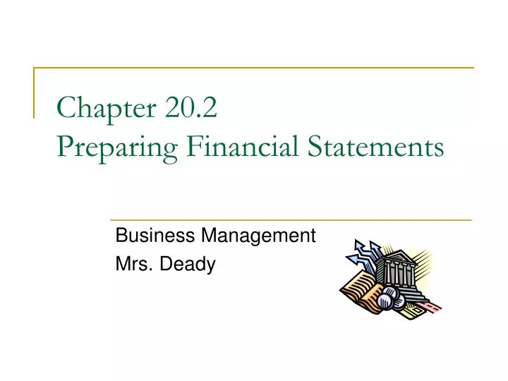 chapter 20 2 preparing financial statements