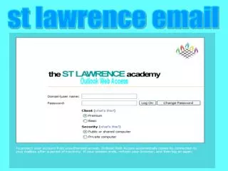 st lawrence email