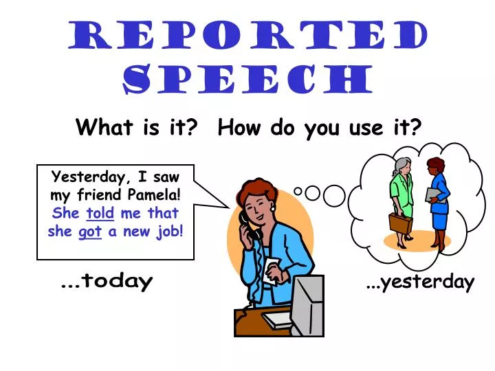 reported speech presentation download