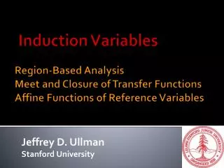 Induction Variables