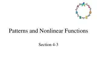 Patterns and Nonlinear Functions