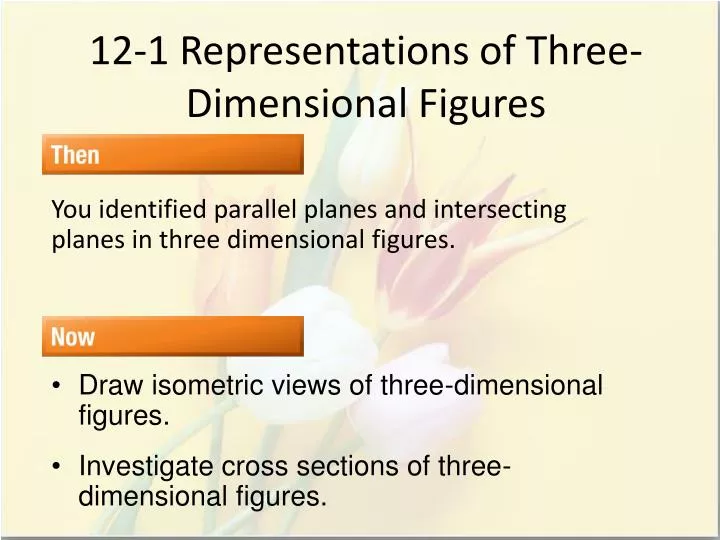 12 1 representations of three dimensional figures