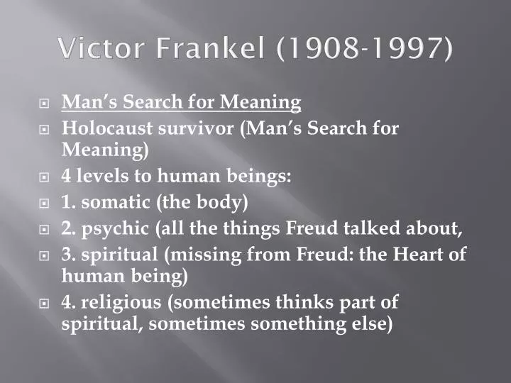 victor frankel 1908 1997