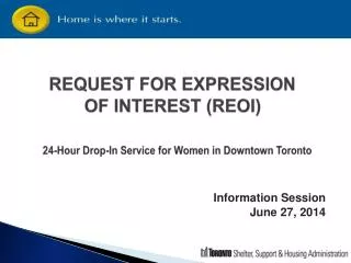 REQUEST FOR EXPRESSION OF INTEREST (REOI)